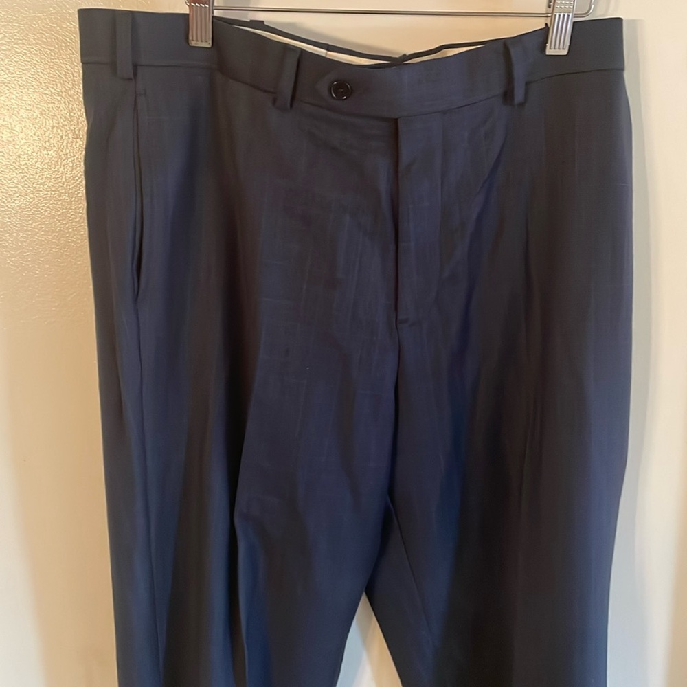 Brooks Brothers blue check 36x31 regent fit